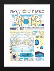 GB eye Posterul înrămat GB eye Animation: Rick and Morty - Bad Trip (GBYDCOA026)