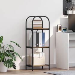 vidaXL Könyvespolc Kézműves Tölgy 40 x 30 x 109 cm