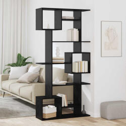 vidaXL Könyvespolc Musta Tammi 92 x 29 x 188 cm