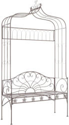 vidaXL barna antik vas kerti pad 122 cm