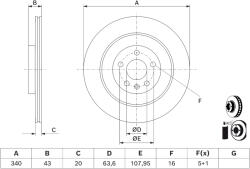 Bosch Disc frana BOSCH 0986479D97