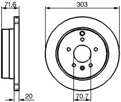 Bosch Disc frana BOSCH 0986479268