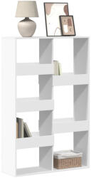 vidaXL Fehér Szerelt Fa Könyvespolc 100 x 33 x 155, 5 cm