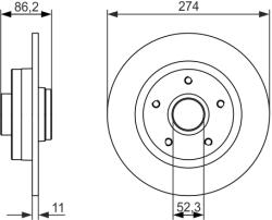 Bosch Disc frana BOSCH 0986479682