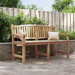 vidaXL tömör tíkfa kerti pad 149, 5 x 60 x 90 cm