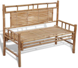 vidaXL bambusz kerti pad 120 cm