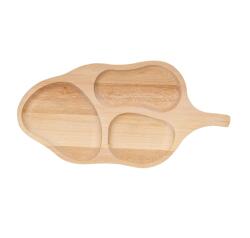 Z-tools EXT 7261 tálalótálca, bükk fából készült, levél alakú, 49x24 cm (EXT7261)