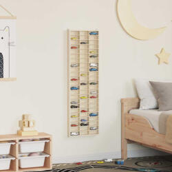 vidaXL Kiállító Doboz Tárolóval Barna 30 x 4, 5 x 96 cm Faanyag