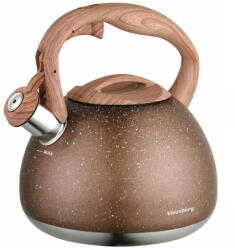 Klausberg Teáskanna, Sípszóval, Barna Gránit Mintás, 2.8L KB-7510