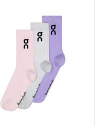 On Șosete Logo Sock High 3P Orchid/Bloom M