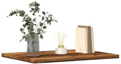 vidaXL 4 db Antik Fa Színű Szerelt Fa Könyvespolc 40x30x1, 5 cm