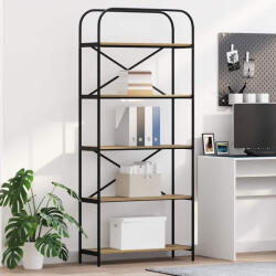 vidaXL Könyvespolc Kézműves Tölgy 80 x 30 x 183 cm