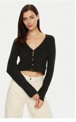 Only Női kardigán, Only, 304767968, Újrahasznosított poliészter/Poliészter, L INTL, Fekete (0000304767968_L)