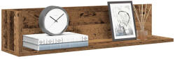 vidaXL 2 db Antik Fa Színű Szerelt Fa Fali Polc 75x16, 5x16, 5 cm