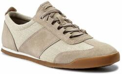 Clarks Férfi félcipő - Siddal Mix fűzős utcai cipő - méret 41 - homokbézs velúrbőr, természetes bőr talpbetét, kényelmes és elegáns casual lábbeli férfinak