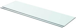vidaXL 2 db Átlátszó Üveg Paneles Polc 70x20 cm