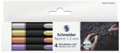 Schneider Marker Schneider Paint-It 020 vârf metalic 1-2mm (set de 4 buc. )