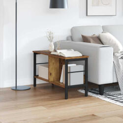 vidaXL Könyvespolc Öreg Fa 82 x 32 x 47 cm