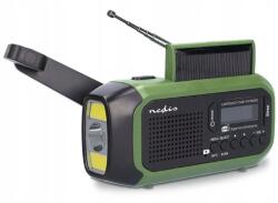 Nedis RDDBCR2000GN Vészhelyzeti rádió DAB+, URH, FM Vészhelyzeti rádió, DAB+, URH Zöld, Fekete (RDDBCR2000GN)