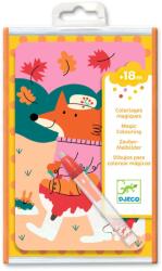 DJECO Cărți de colorat cu apă DJECO 4 anotimpuri