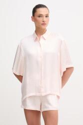 BOSS cămașă de pijama pentru femei, din vâscoză B Monogram_Top PPY2-BID1ON_03X (50561023)