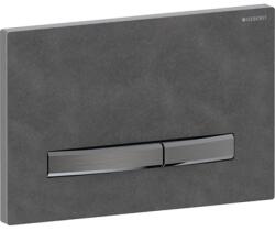 Geberit Sigma 50 működtetőlap, 2 mennyiséges öblítéshez, fekete króm, mustang szürke (GE-115.671.JM.2)