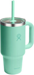 Hydro Flask 32 OZ Travel Tumbler Clear Lid Mermaid Green Hőtartó bögre