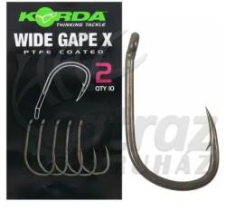 Korda Wide Gape X Horog - Méret: 4 (KWGX4)