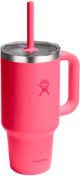 Hydro Flask 32 OZ Travel Tumbler Clear Lid Popstar Pink Hőtartó bögre