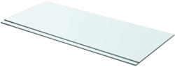 vidaXL 2 db Átlátszó Üveg Paneles Polc 70x30 cm