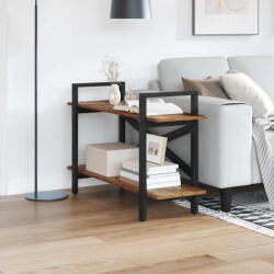 vidaXL Könyvespolc Öreg Fa 100 x 33, 5 x 64 cm