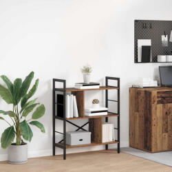 vidaXL Könyvespolc Öreg Fa 75 x 30 x 91 cm