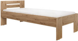 TEMPO KONDELA Ágy, 90x200, Artisan Tölgy, Basis