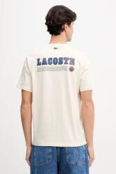 Lacoste pamut póló - bézs XL - answear - 20 990 Ft
