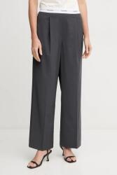 Calvin Klein gyapjú nadrág - szürke S