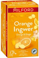 Milford narancs-gyömbér gyógynövénytea 20x1, 75g