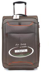 Touareg bronz-narancs színű közepes bővíthető bőrönd M TG6494-M