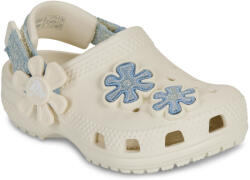 Crocs Saboti Fete Clsc Dnm Flwr Adj BackstrapCgT Crocs Alb 27 / 28