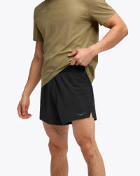 Hoka Glide 5 inch Short with Brief férfi futó rövidnadrág L (1176971P-BLK-L)
