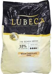 Lubeca fehér csokoládé 29% 1 kg csokoládé darabok - Cake Masters - Lubeca (19483)