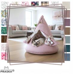 PRASKA - Eco Cats Collection Cat Cab Royal macskafekhely párnával 50x58cm Prága Színek (818F-9762E_20240606174712)