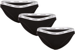 Calvin Klein 3PACK chiloți damă Calvin Klein negri (QD5207E-UB1) S (179476)