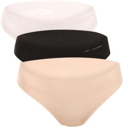 Tommy Hilfiger 3PACK chiloți brazilieni pentru femei Tommy Hilfiger multicolor fără cusături (UW0UW06341 0RS) XS (184885)
