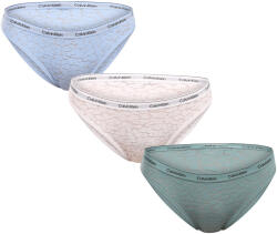 Calvin Klein 3PACK chiloți damă Calvin Klein multicolori (QD5069E-324) XL (182879)