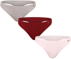 Tommy Hilfiger 3PACK tanga damă Tommy Hilfiger multicolor (UW0UW06129 0WT) S (183395)