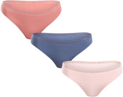 Tommy Hilfiger 3PACK tanga damă Tommy Hilfiger multicolor (UW0UW04890 0VV) XS (180203)