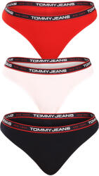 Tommy Hilfiger 3PACK tanga damă Tommy Hilfiger multicolor (UW0UW04709 0WE) S (174441)