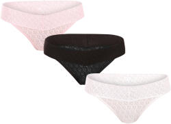 Calvin Klein 3PACK chiloți damă Calvin Klein multicolori (QD5305-W5T) L (182247)