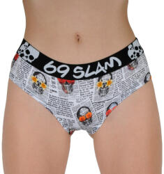69SLAM Chiloți pentru femei 69SLAM ziar boxer (GYXNSK-PO) S (164310)