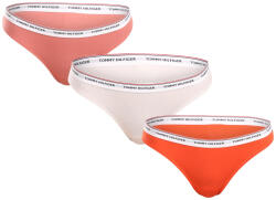 Tommy Hilfiger 3PACK tanga damă Tommy Hilfiger multicolor (UW0UW04894 0VG) L (180192)